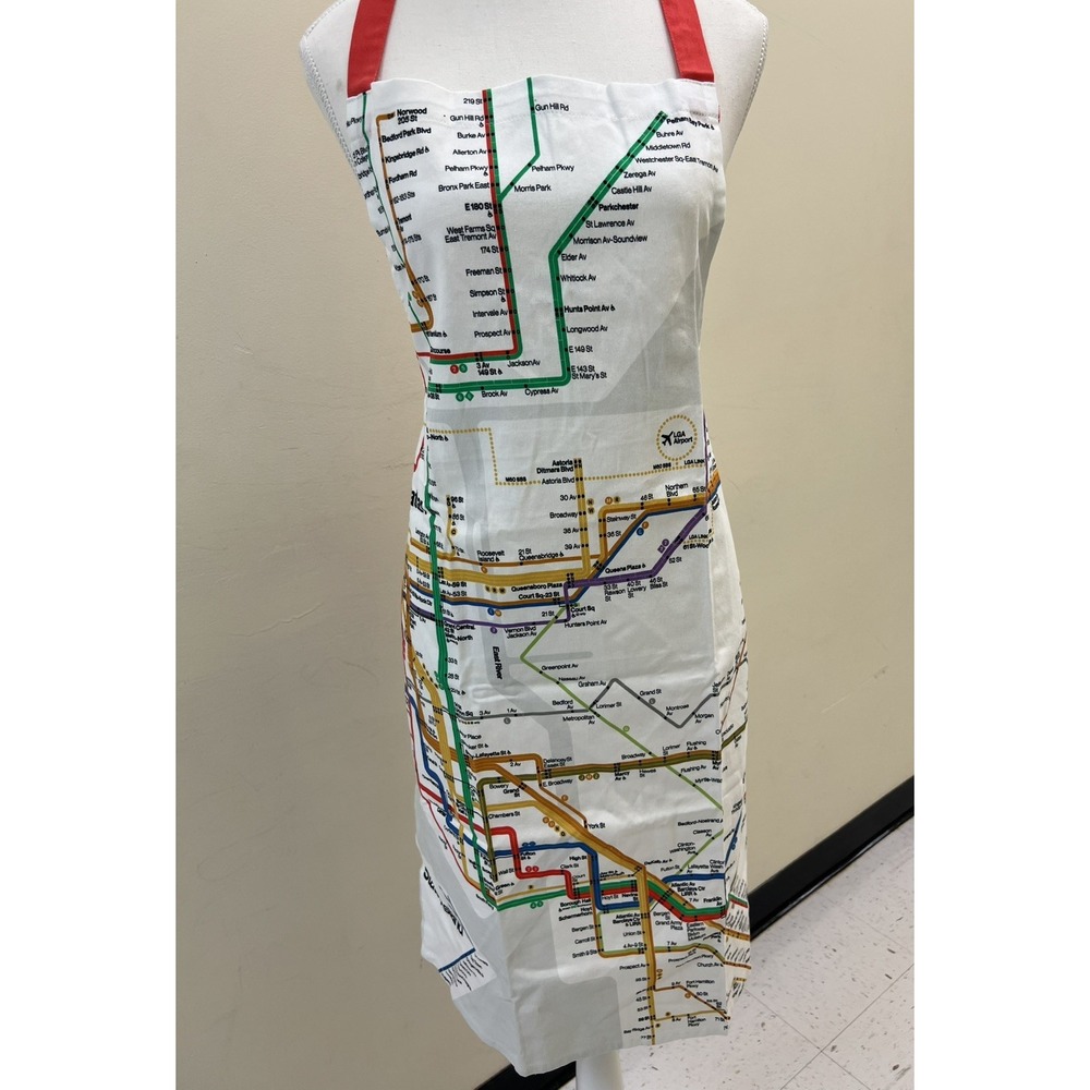 New‎ York City Subway Map APRON NWOT